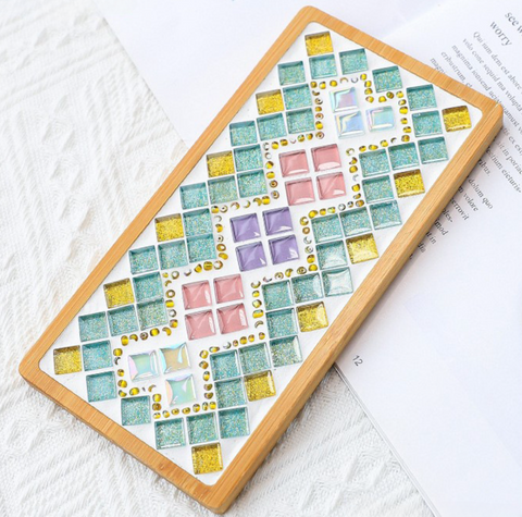 Rectangle Mosaic Plate DIY