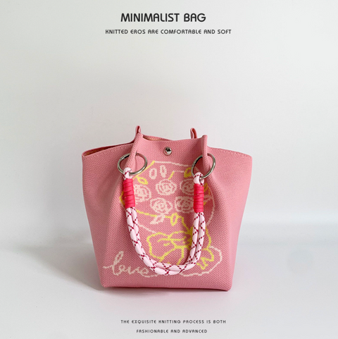 Minimalist Ring Knit Handbags