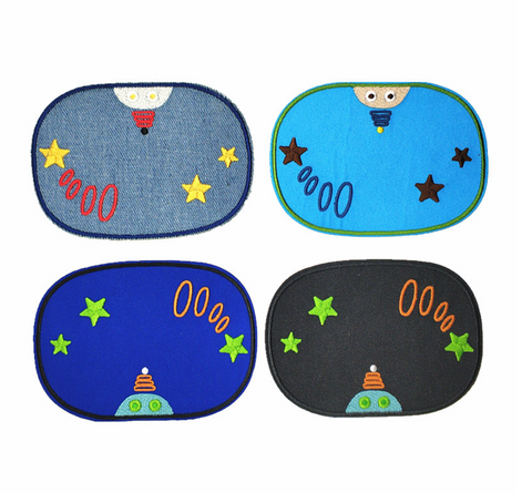 Out of this World Jean Embroidered Badge Set