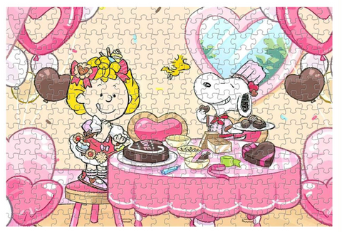 Peanuts Heart Cake Jigsaw Puzzle 1000 pcs