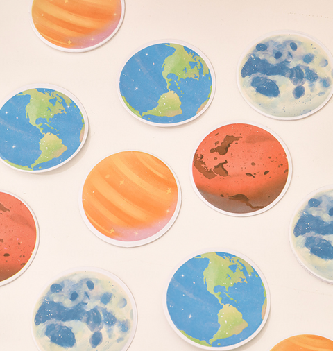 Planet Sticky Notes 10.7*9cm