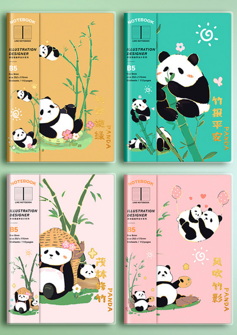 Bamboo Panda B5 Notebook
