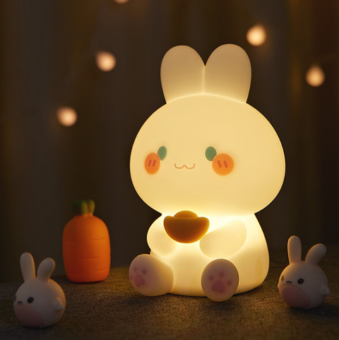 Gold Nugget Rabbit Nightlight