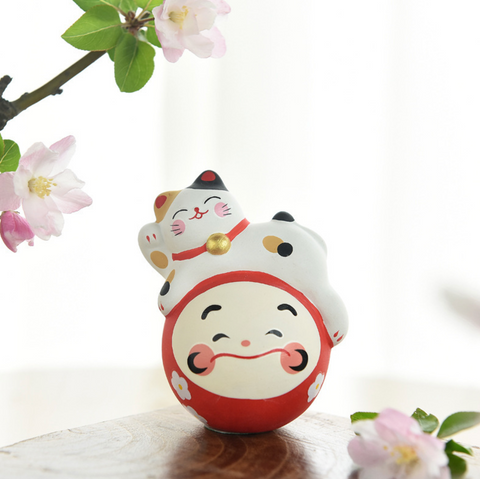 Good Luck Lucky Cat Ceramic