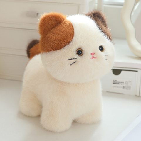 Cheerful Calico Cat 20cm
