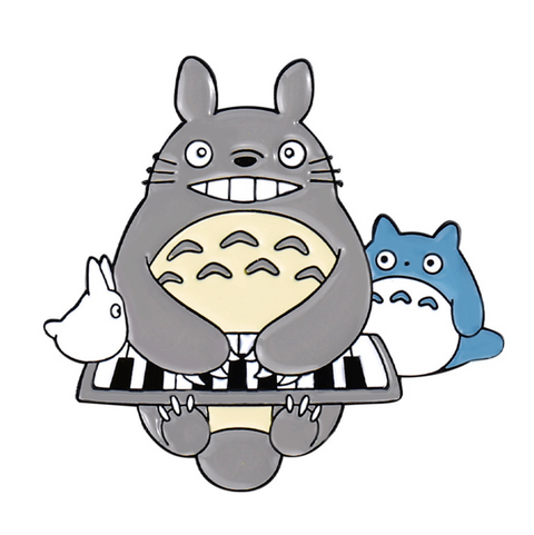 Totoro Piano Keys Pin