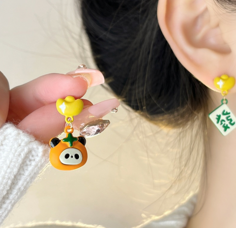 Panda Luck Earrings