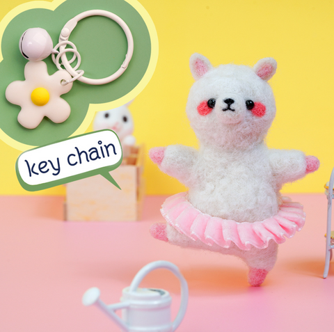 Ballet Animal Keychain Felt Kit