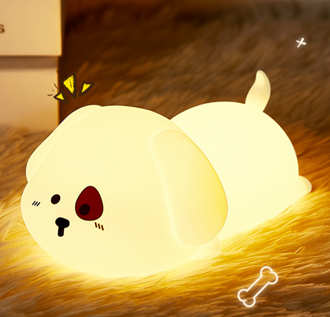 Lying down Spot Puppy