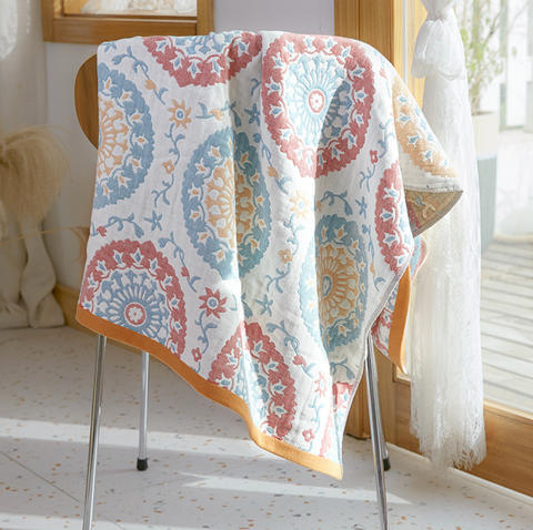 Colorful Dandelion Cotton Towel Blanket 70*140cm