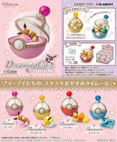 Pokemon Dreaming Case Statues