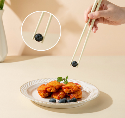 Red Heart Alloy Chopstick 5 Set