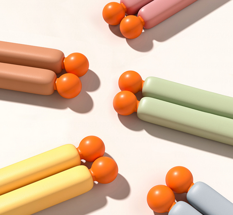 Orange Orb Alloy Chopstick 5 Set