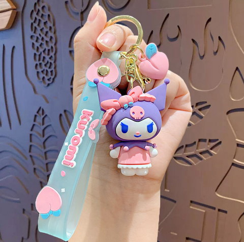 Sanrio Peaches Keychain