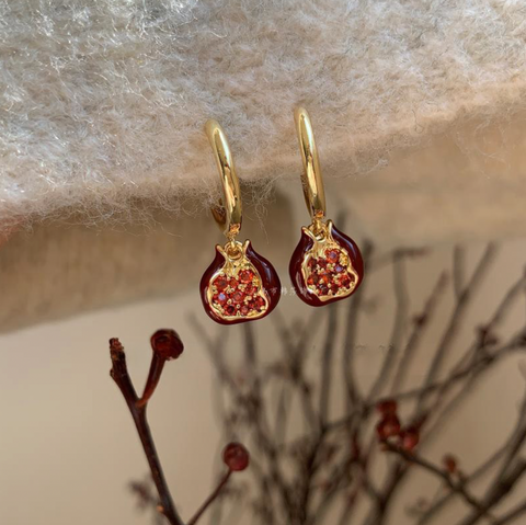 Pomegranate Earring