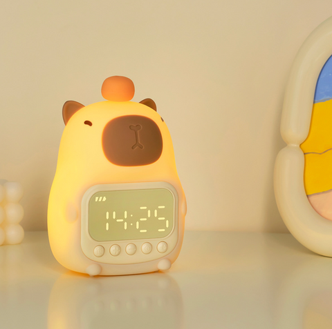 Capybara Alarm Clock Nightlight