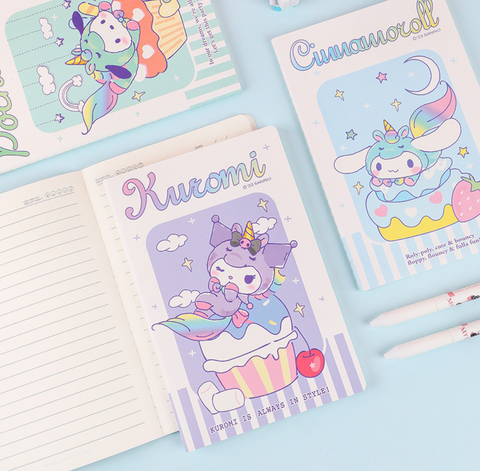 Sanrio Unicorn A5 Lined Notebook