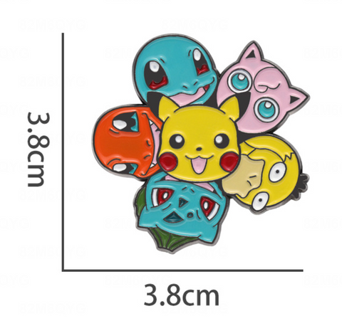 Pokemon Face Pin