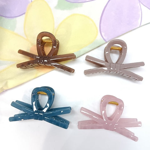 Ribbon Bow Hair Claw