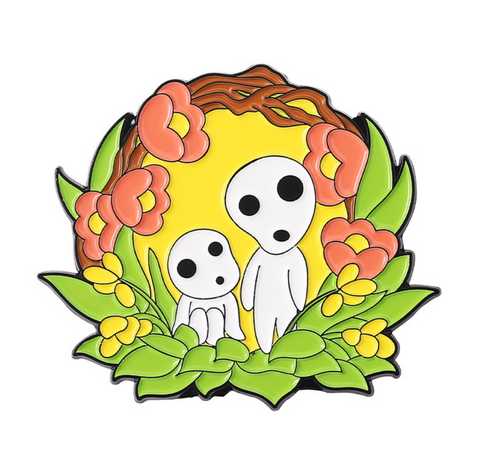 White Sprites Pin