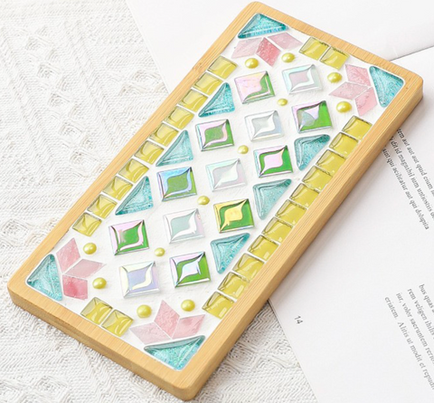 Rectangle Mosaic Plate DIY