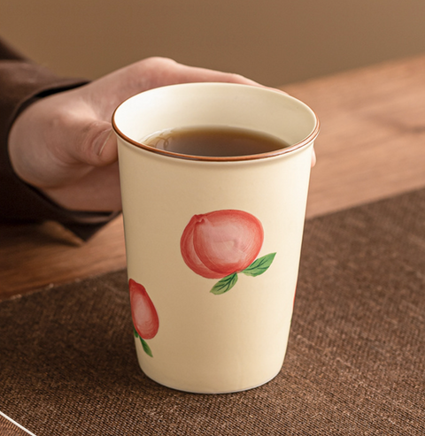Peach Ceramic Mug 267ml