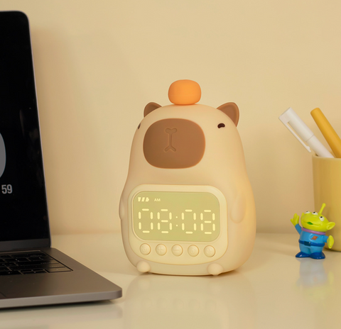 Capybara Alarm Clock Nightlight