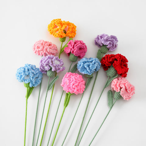 Carnation Flower Crochet