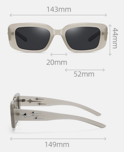 Narrow Frame Polarized Sunglasses