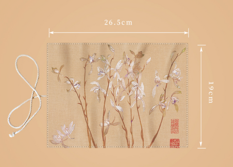 Shouping Jiulan Tu Pencil Canvas Wrap