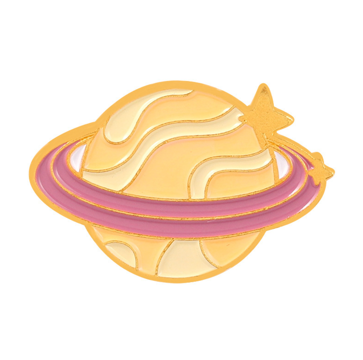Orange Planet Pin – Midori Gifts