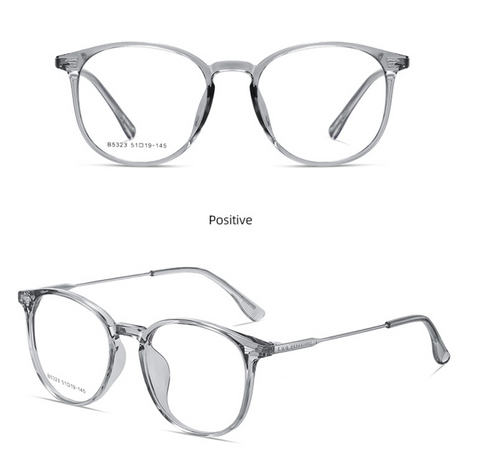 TR90 Alloy Glasses Oval Frame Anti-Blue Ray