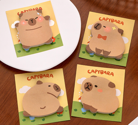 Capybara Oddly Shaped Sticky Notes
