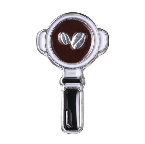 Heart Coffee Bean Pin