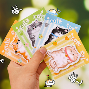 Cute Cat Sticky Note