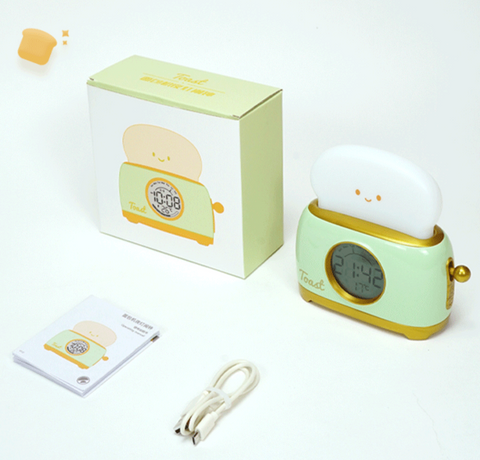 Toast Nightlight Alarm Clock