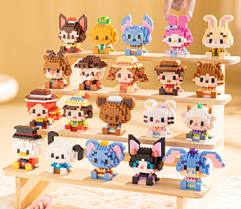 Brown Hair Princess Dream Castle Building Block