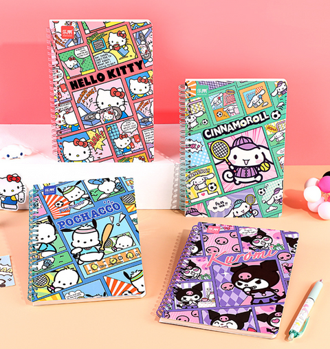 Sanrio Comic Style Spiral A5 Notebook