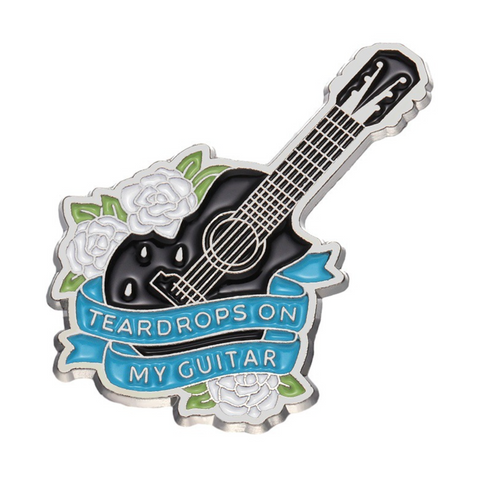 Teardrops on My Guitar Pin
