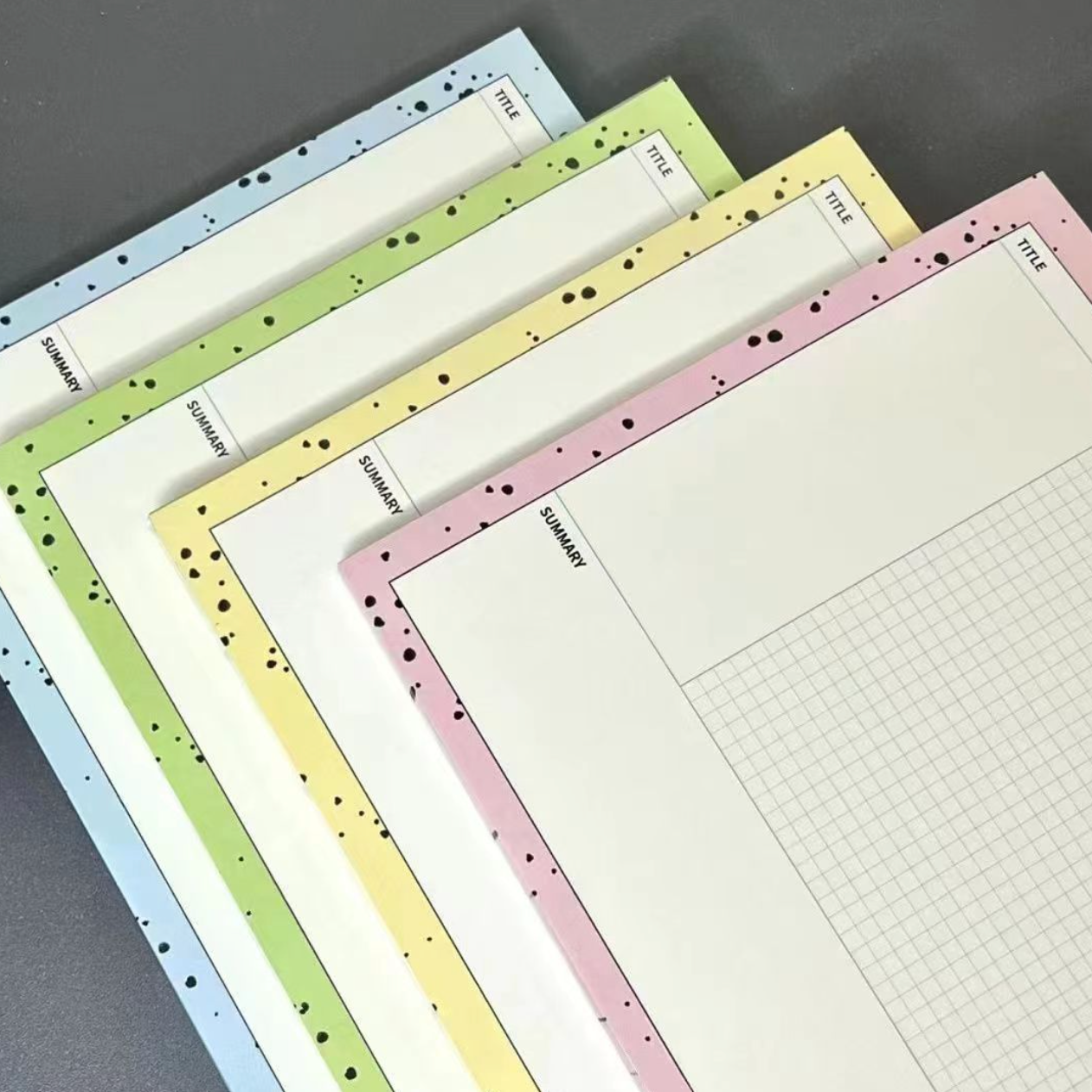 B5 Study Cornell Tearable Notepad 30pg – Midori Gifts