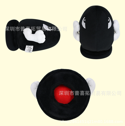 Bullet Bill from Super Mario Small Plush 14cm