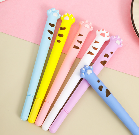Cat Paw Squishy 0.5mm Black Gel Ink Pen