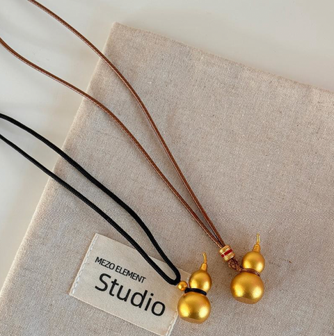 Golden Gourd Necklace