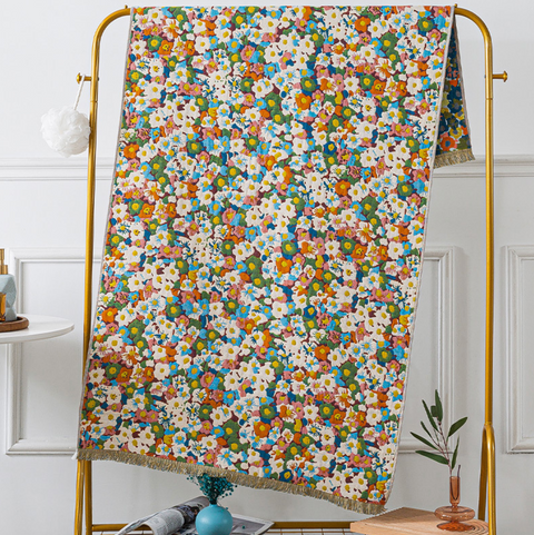 Field of Daisies Colorful Cotton Towel Blanket 80*160cm