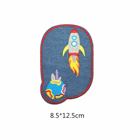 Out of this World Jean Embroidered Badge Set