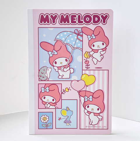 Sanrio Comic Square A5 Lined Notebook