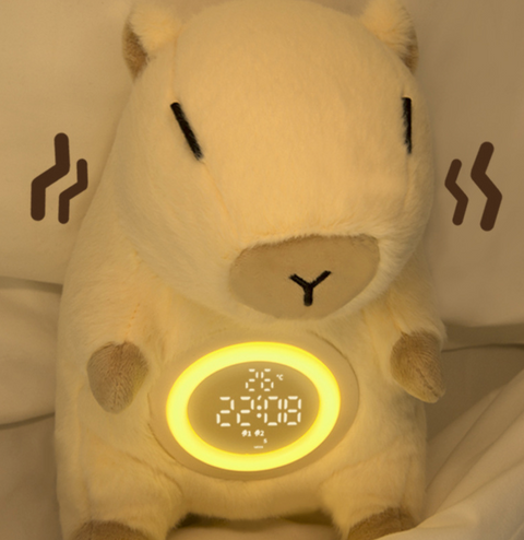 Plushie Capybara Alarm Clock