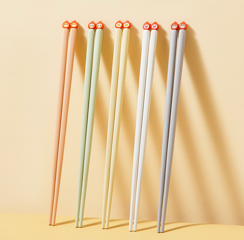 Peachy Pets Alloy Chopstick 5 Set