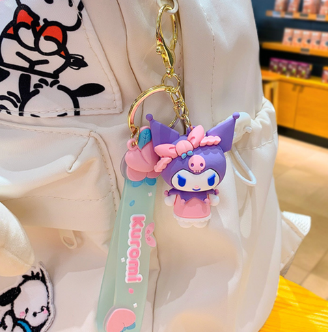 Sanrio Peaches Keychain