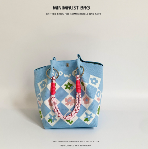 Minimalist Ring Knit Handbags